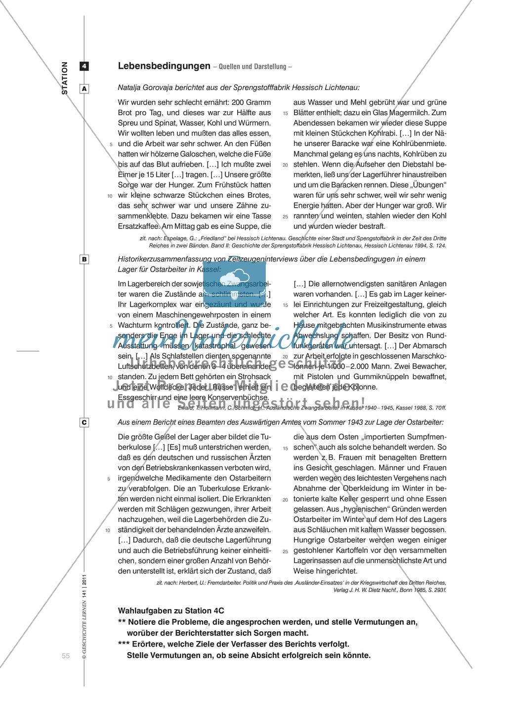 Eine Stationenarbeit über sowjetische Zwangsarbeiter im Deutschen Reich Preview 10
