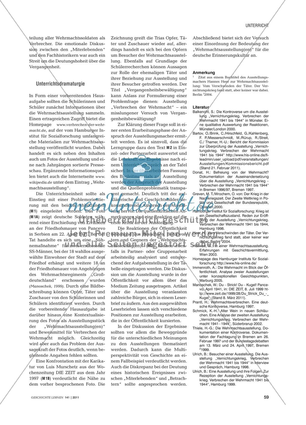 Die Ausstellung „Verbrechen der Wehrmacht“ in der Diskussion Preview 4