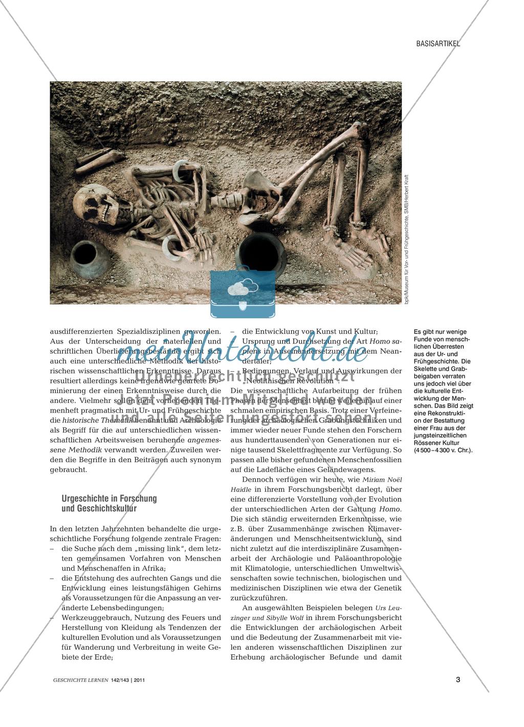 Ur- und Frühgeschichte im Geschichtsunterricht Preview 2
