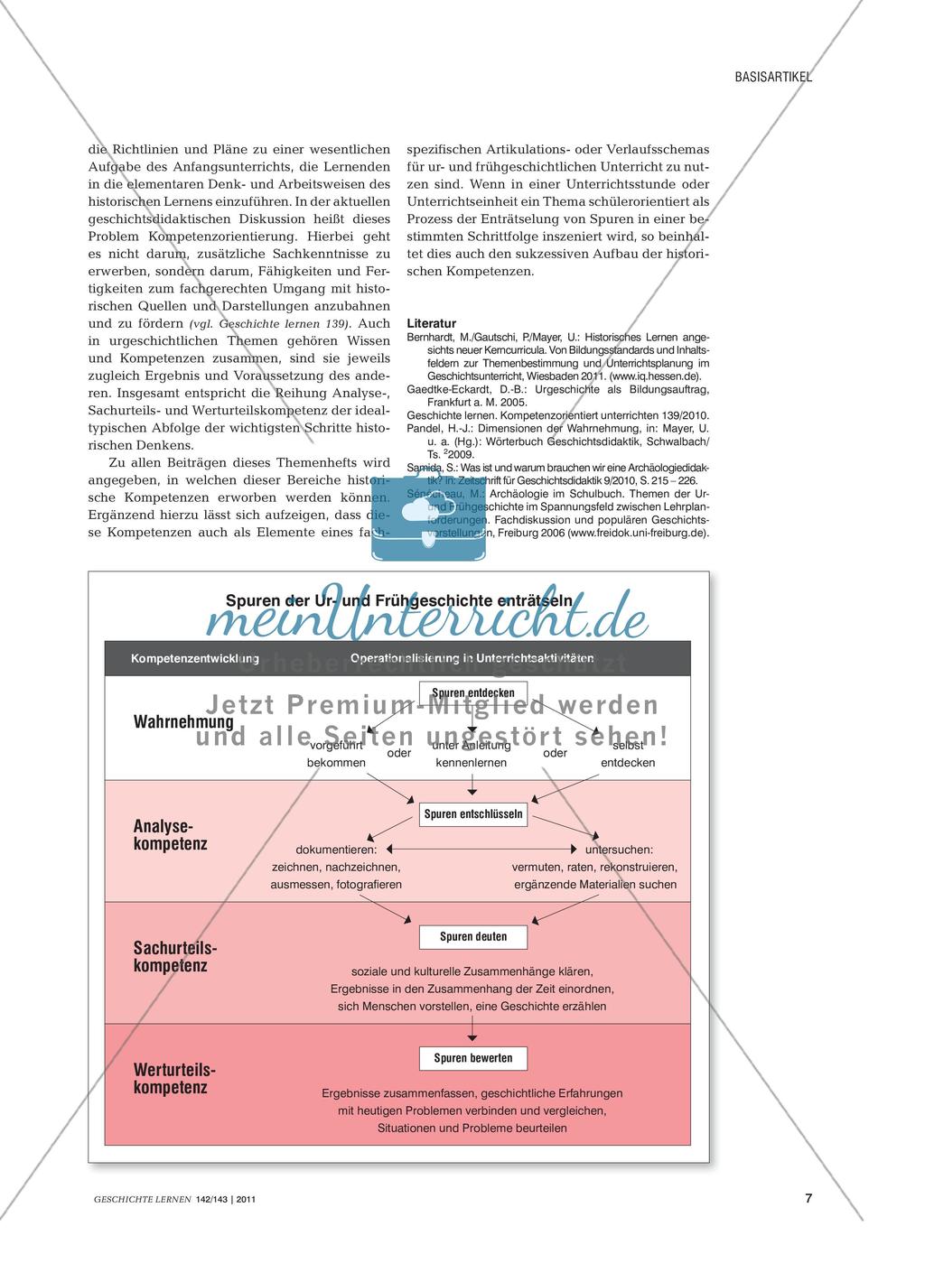 Ur- und Frühgeschichte im Geschichtsunterricht Preview 6