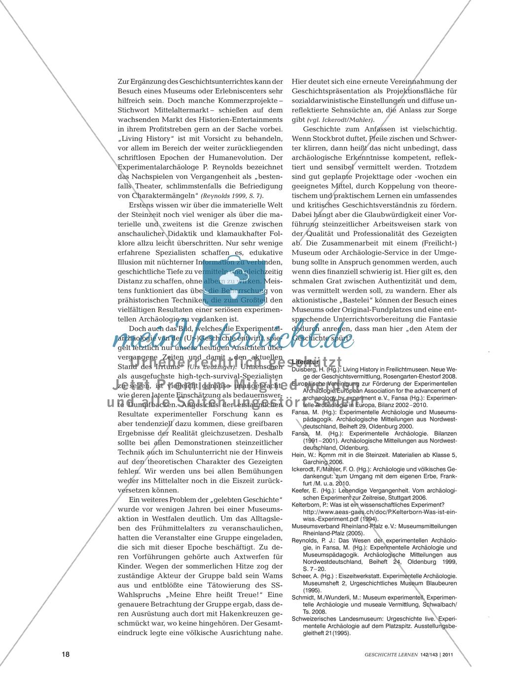 Experimentelle Archäologie im pädagogischen Kontext Preview 5