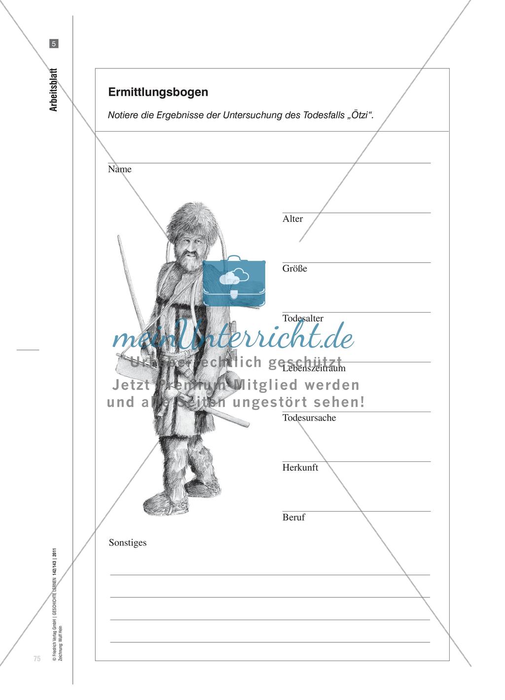 Ötzi: Stationenlernen zum Mann aus dem Eis Preview 10