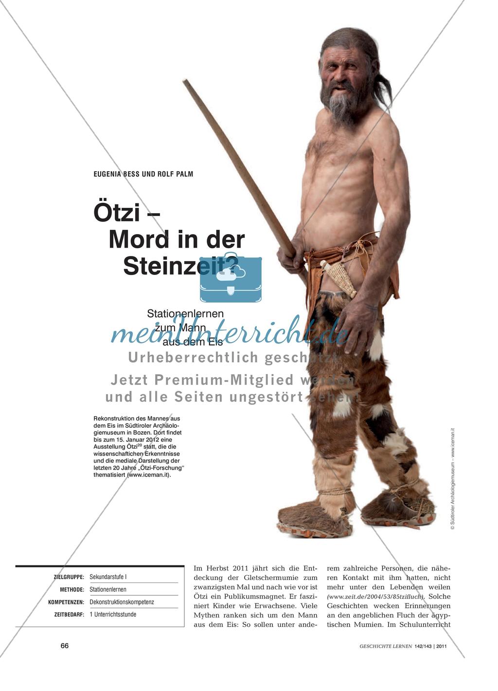 Ötzi: Stationenlernen zum Mann aus dem Eis Preview 1