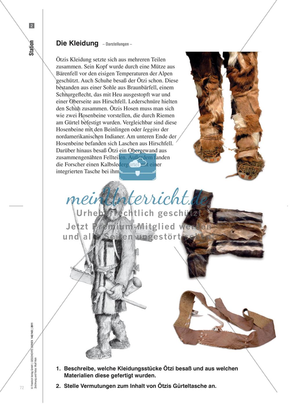 Ötzi: Stationenlernen zum Mann aus dem Eis Preview 7