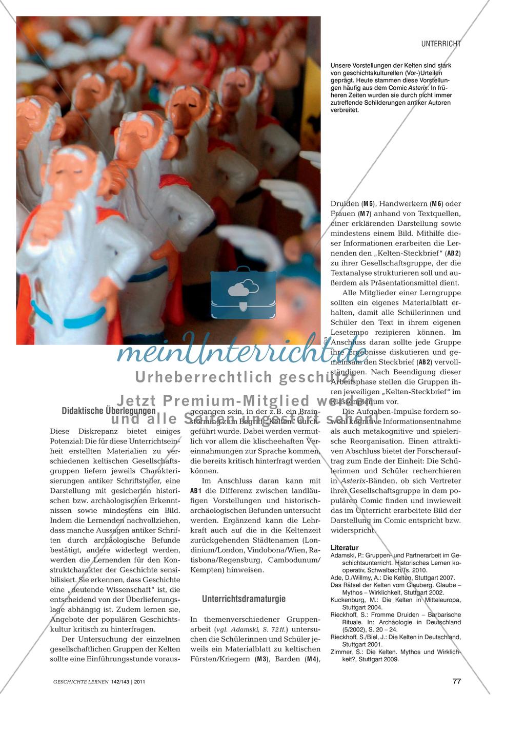 Die keltische Gesellschaft in antiken Darstellungen und archäologischen Befunden Preview 2