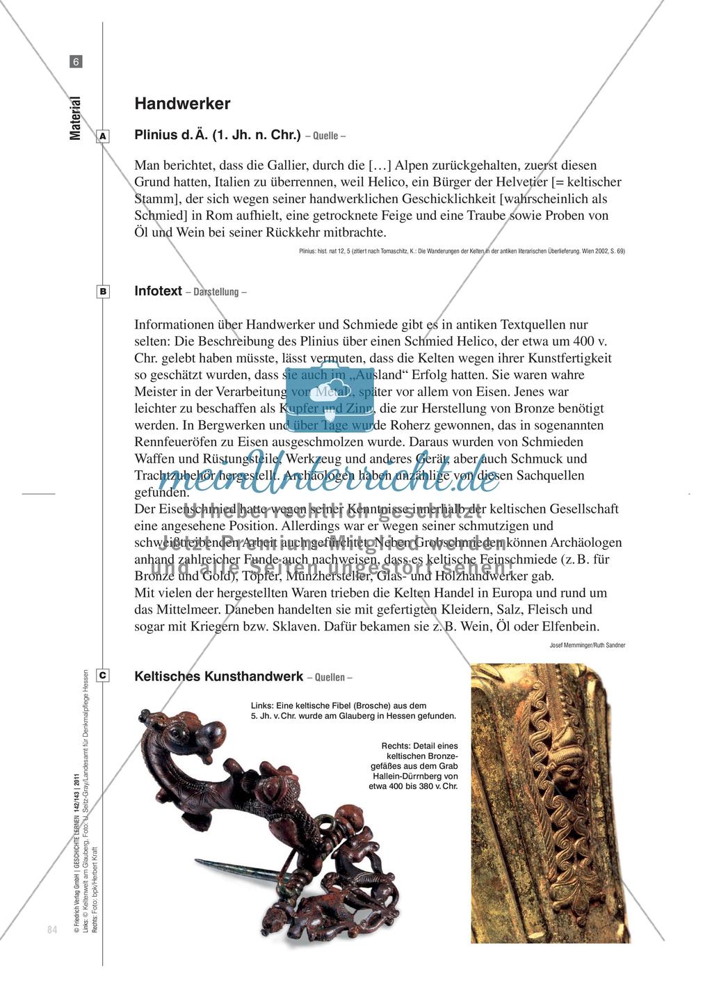Die keltische Gesellschaft in antiken Darstellungen und archäologischen Befunden Preview 9