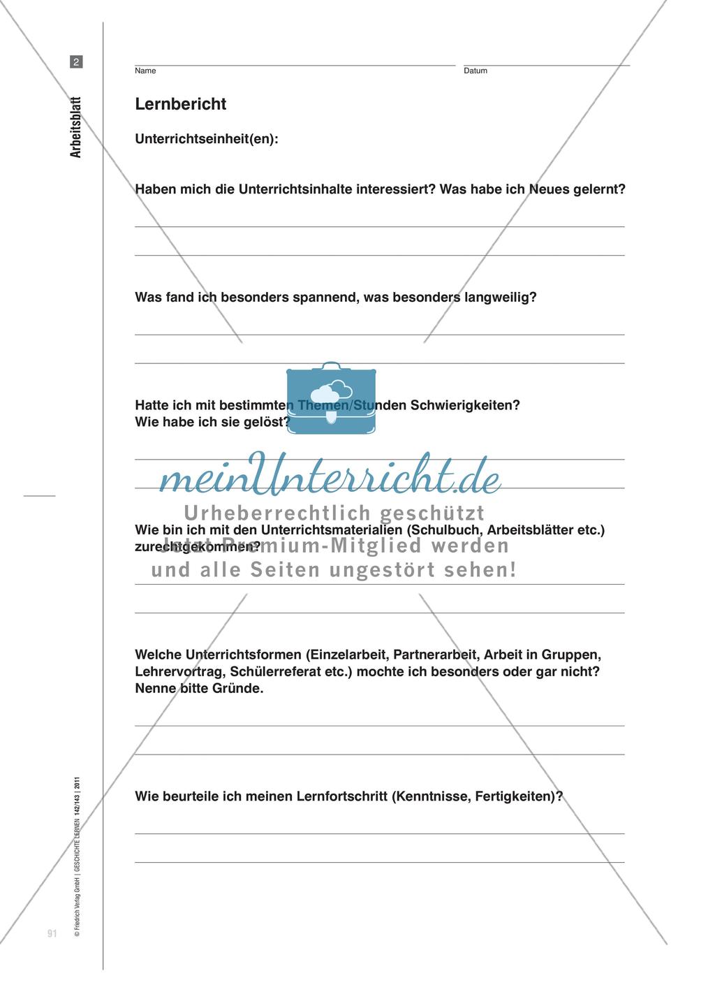 Portfolioarbeit zur Ur- und Frühgeschichte Preview 6