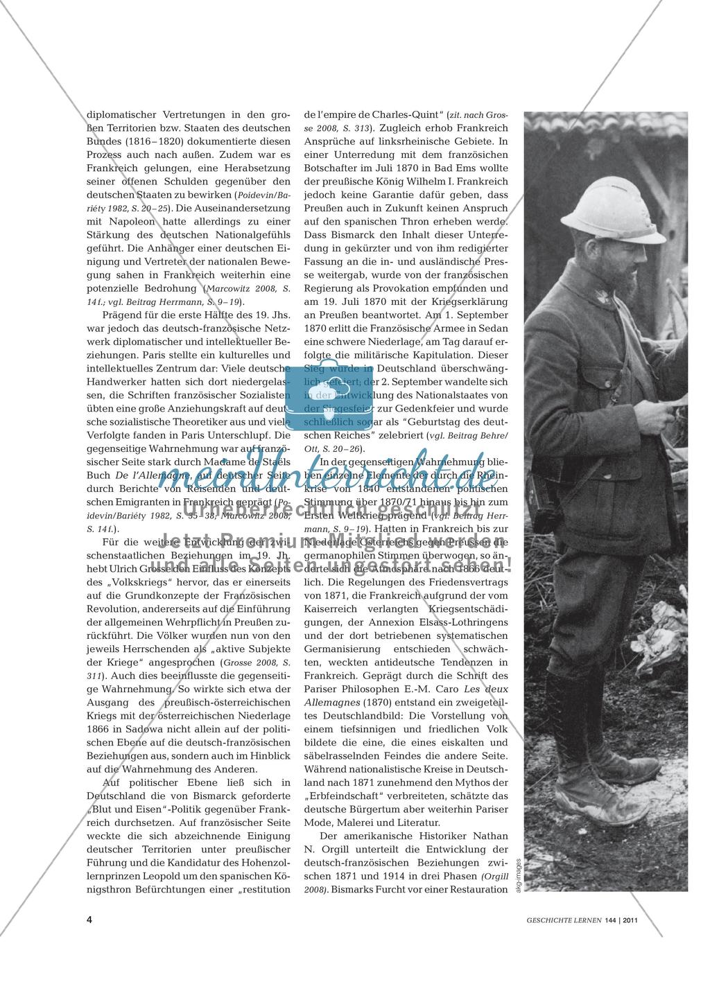 Deutsch-französische Beziehungen im historischen Kontext Preview 3