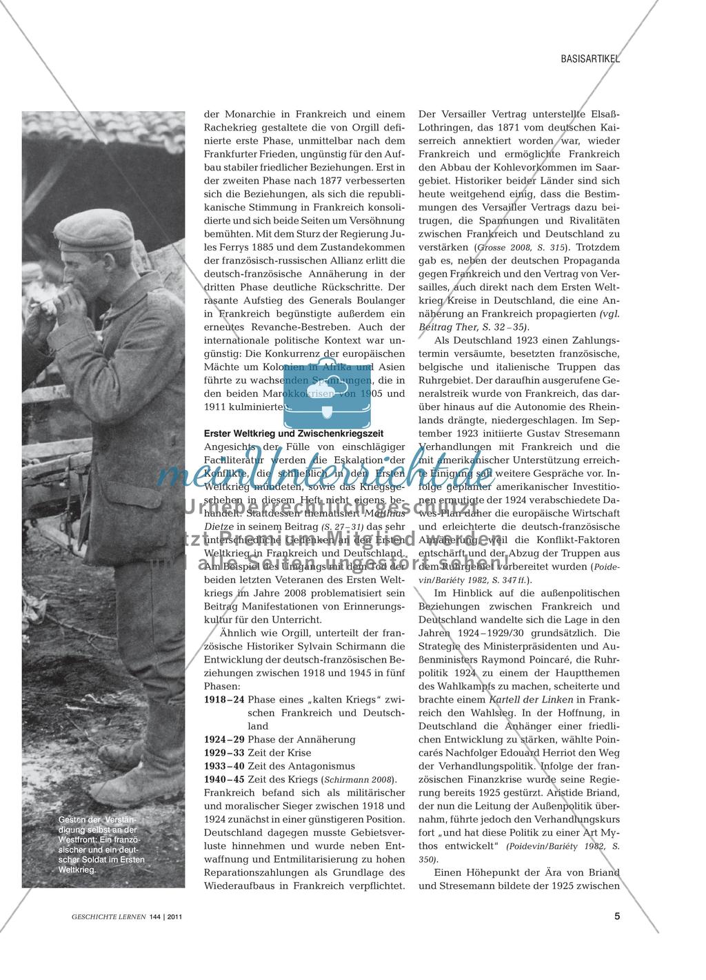 Deutsch-französische Beziehungen im historischen Kontext Preview 4