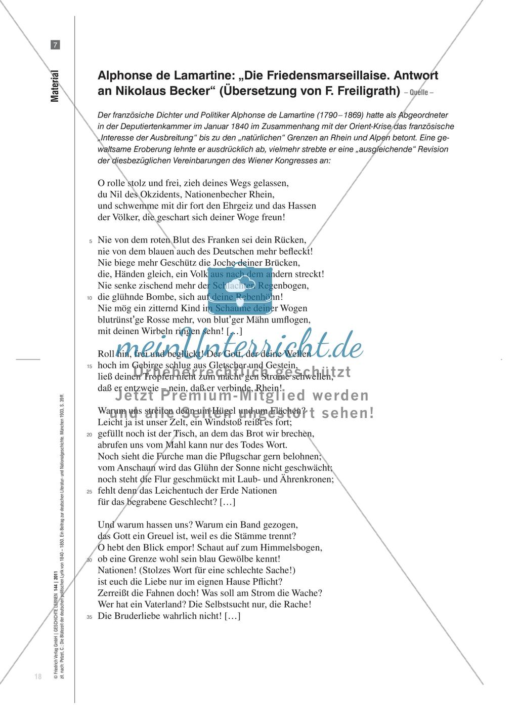 Der deutsch-französische Dichterkrieg 1840 aus verschiedenen Perspektiven Preview 10
