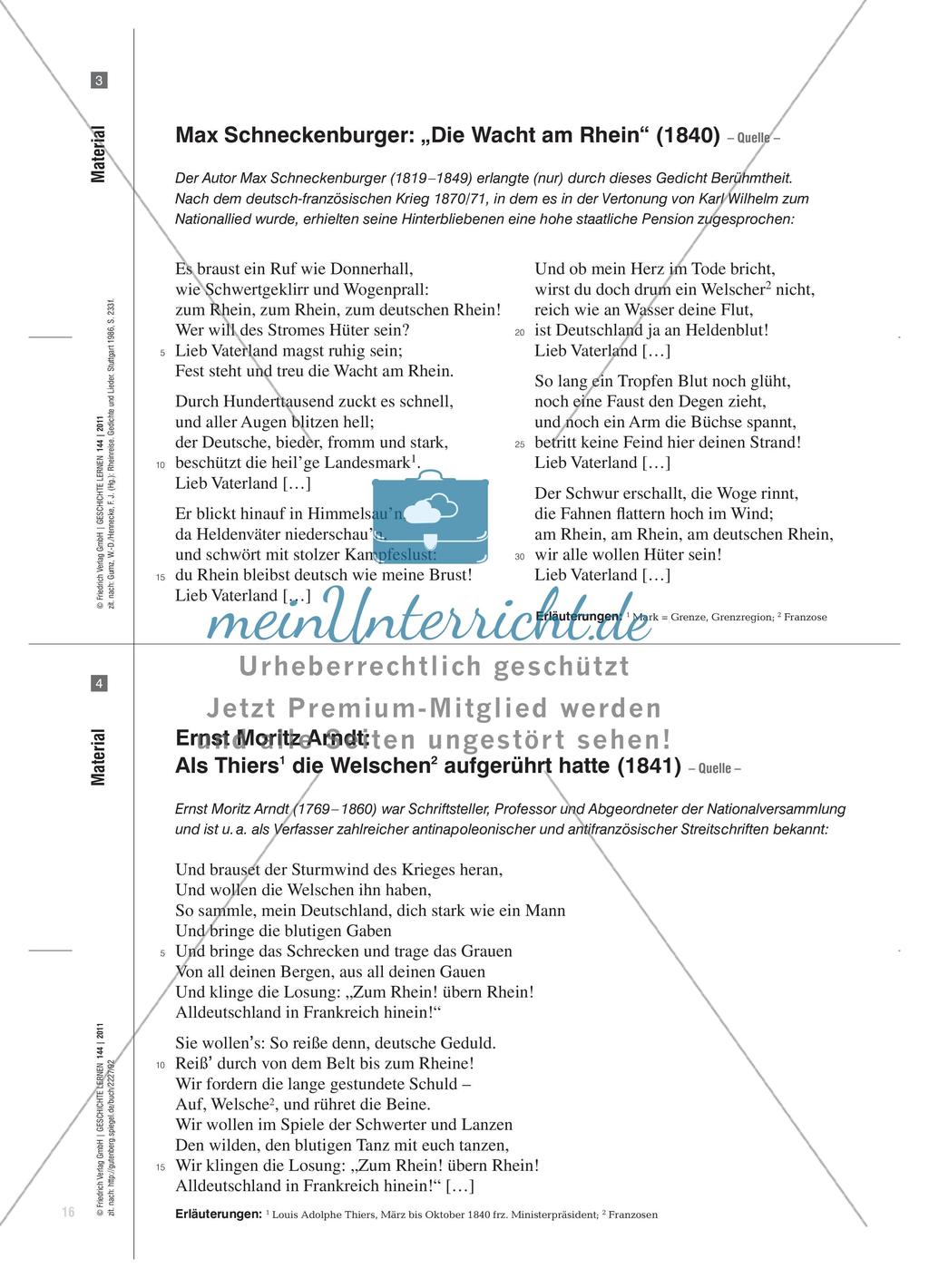 Der deutsch-französische Dichterkrieg 1840 aus verschiedenen Perspektiven Preview 8