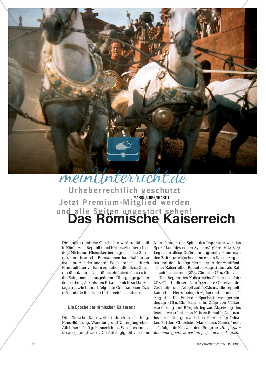 Die Epoche des Römischen Kaiserreiches aus fachdidaktischer und fachwissenschaftlicher Perspektive Preview 1