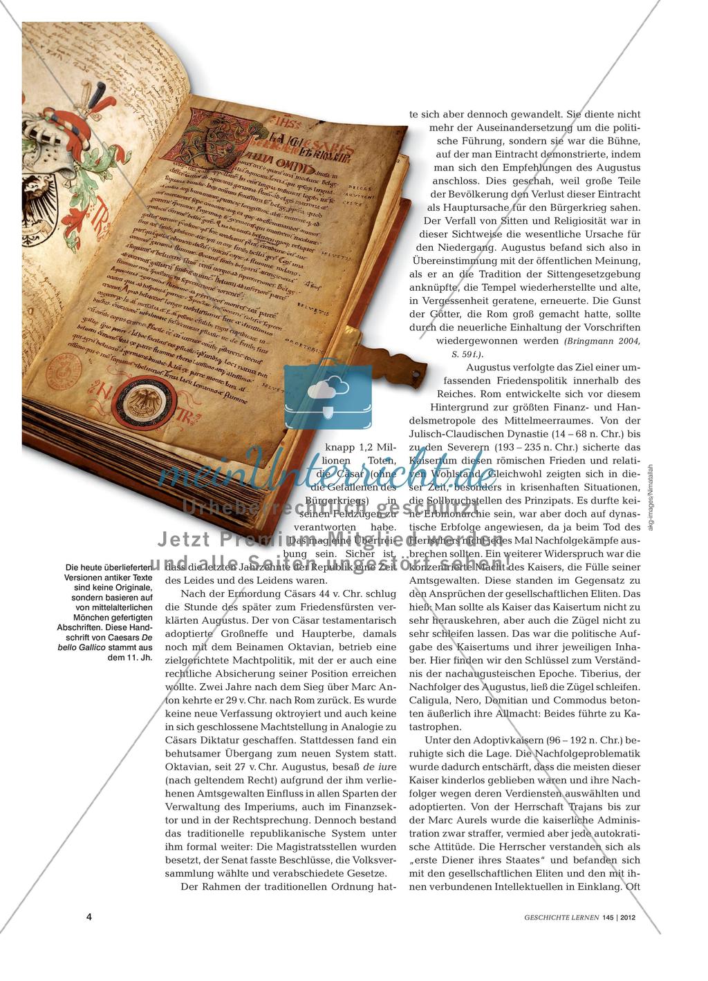 Die Epoche des Römischen Kaiserreiches aus fachdidaktischer und fachwissenschaftlicher Perspektive Preview 3