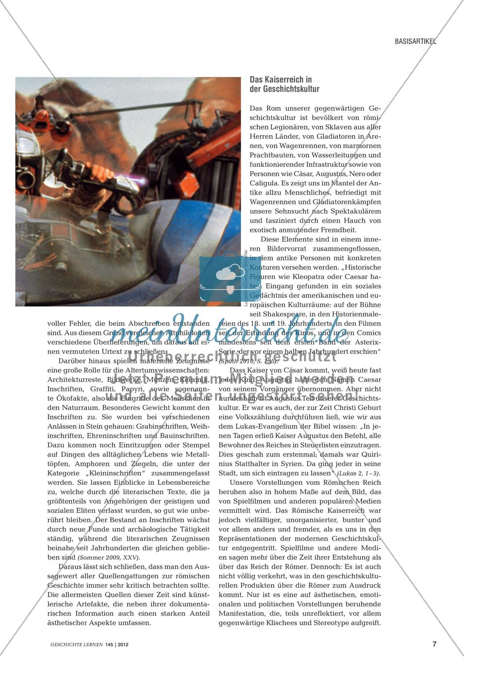 Die Epoche des Römischen Kaiserreiches aus fachdidaktischer und fachwissenschaftlicher Perspektive Preview 6
