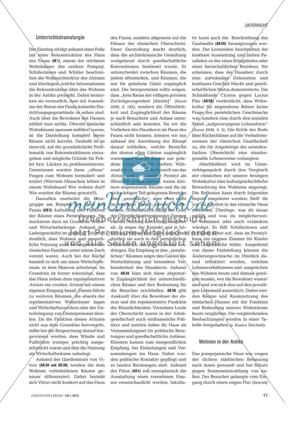 Pompejanische Wohnkultur: Soziale Bedeutung und Kritik am Lebensstil der römischen Oberschicht Preview 2