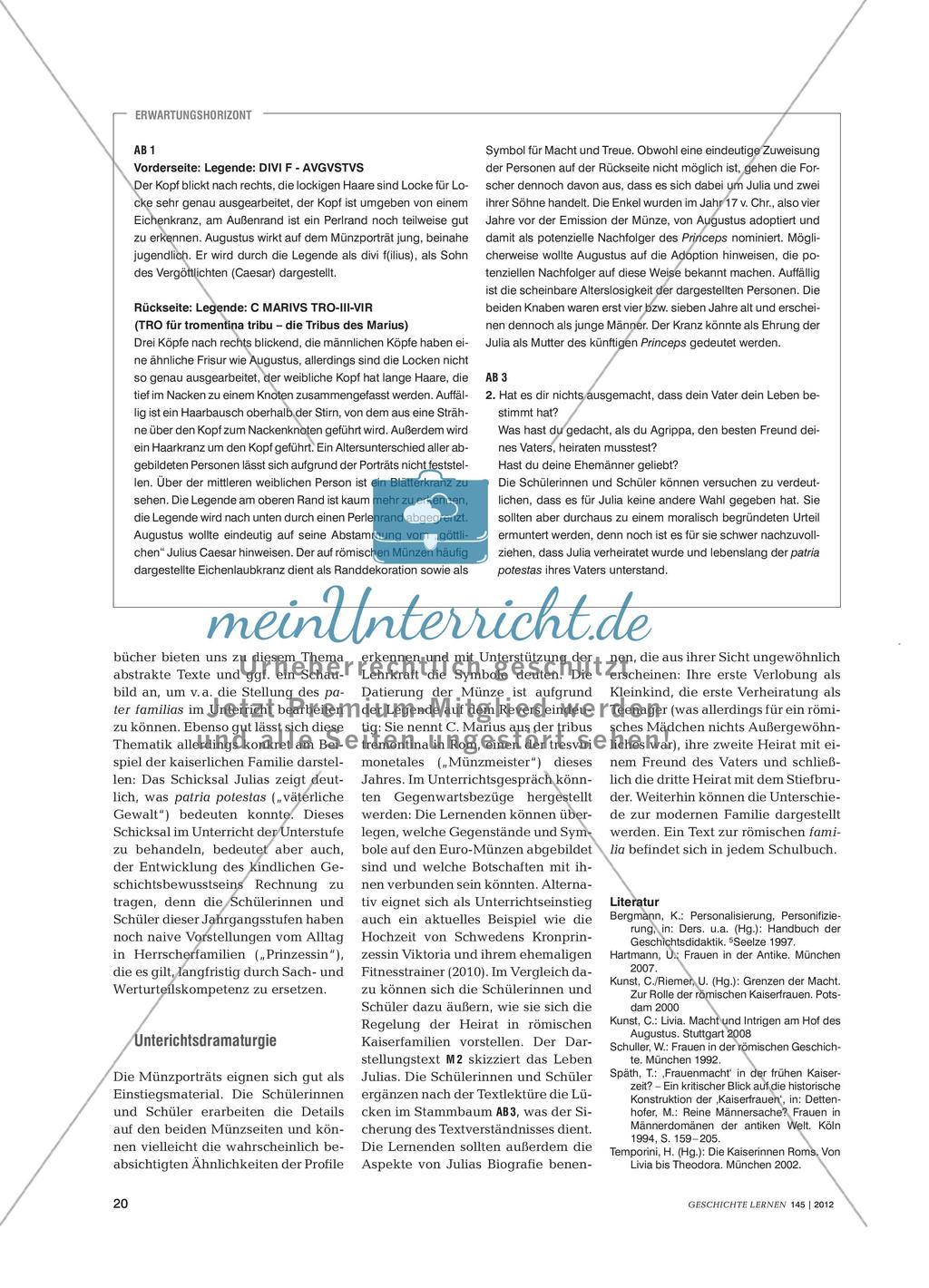 Das Schicksal der römischen Kaisertochter Julia Preview 2