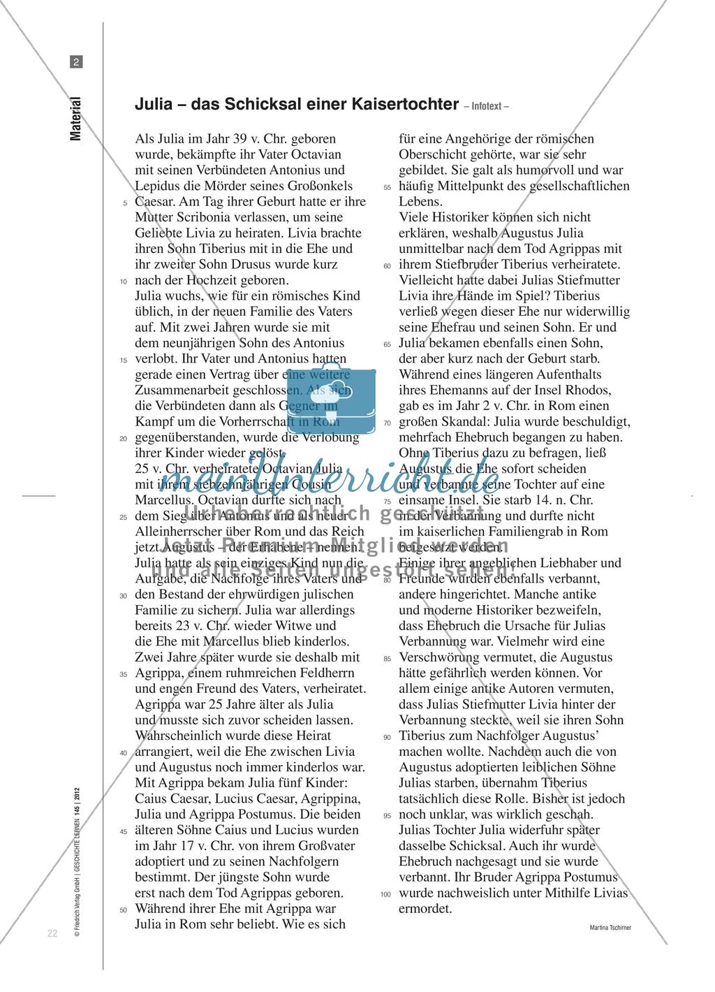 Das Schicksal der römischen Kaisertochter Julia Preview 4