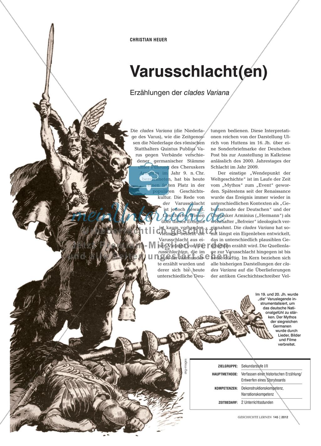 Die Varusschlacht aus vier verschiedenen Perspektiven Preview 1