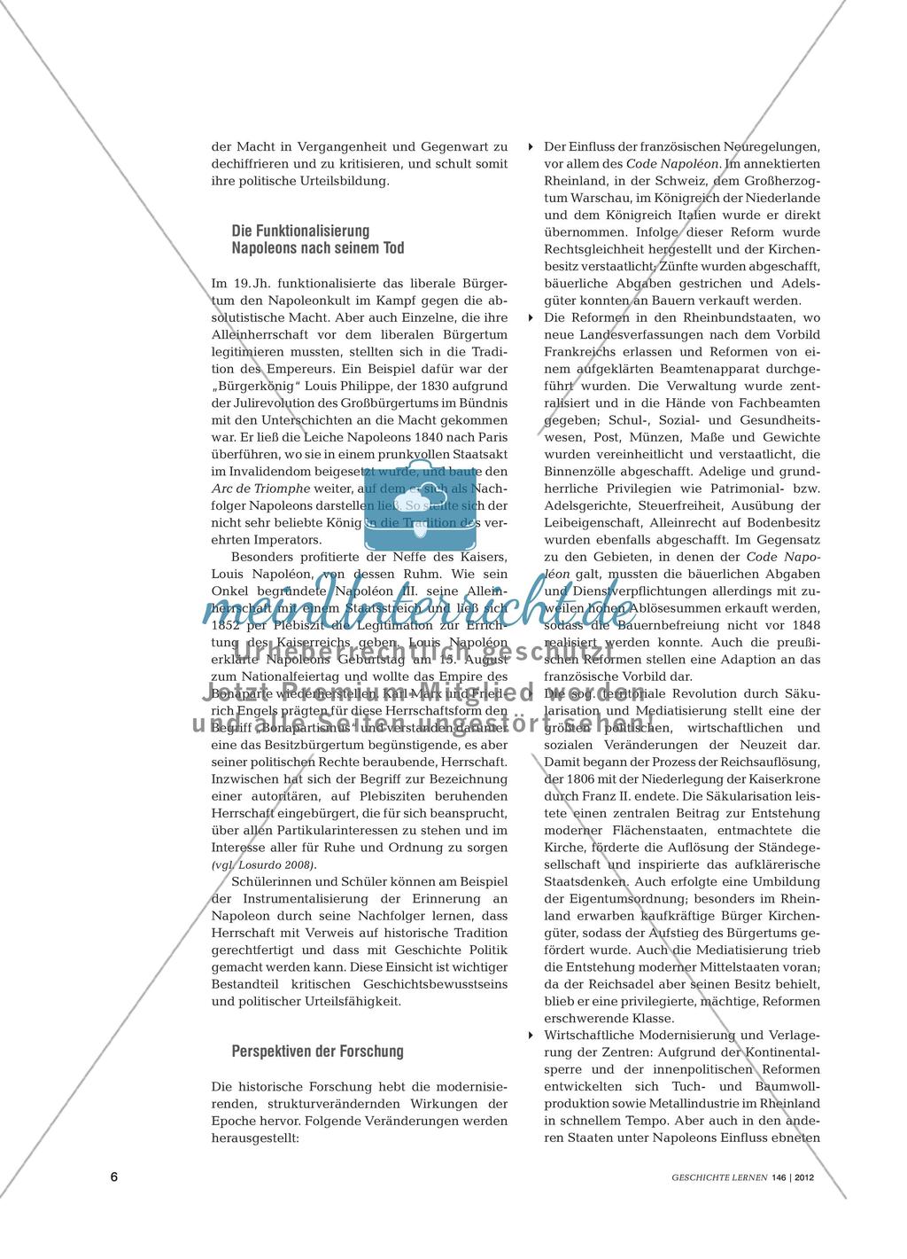 Fachwissenschaftliche Informationen über Napoleon Preview 5