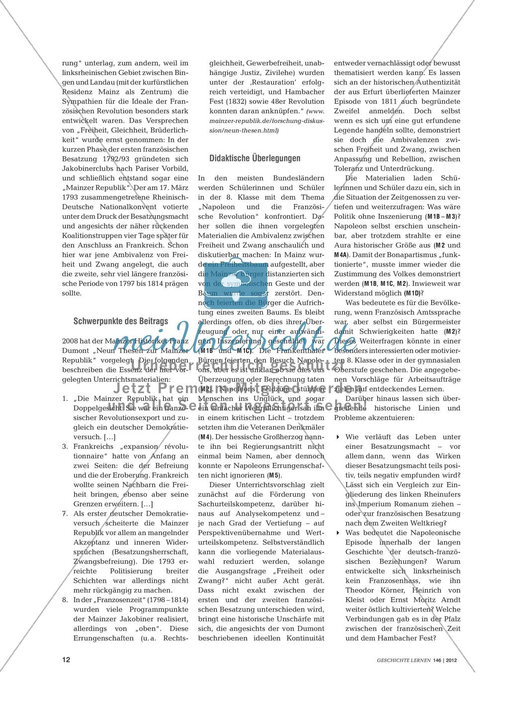 Die französische Herrschaft im Départment Donnersberg Preview 2
