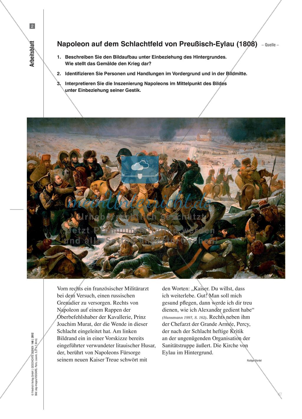 Herrschaftssicherung durch Selbstinszenierung: Napoleon in Historienbildern und der Realität Preview 6
