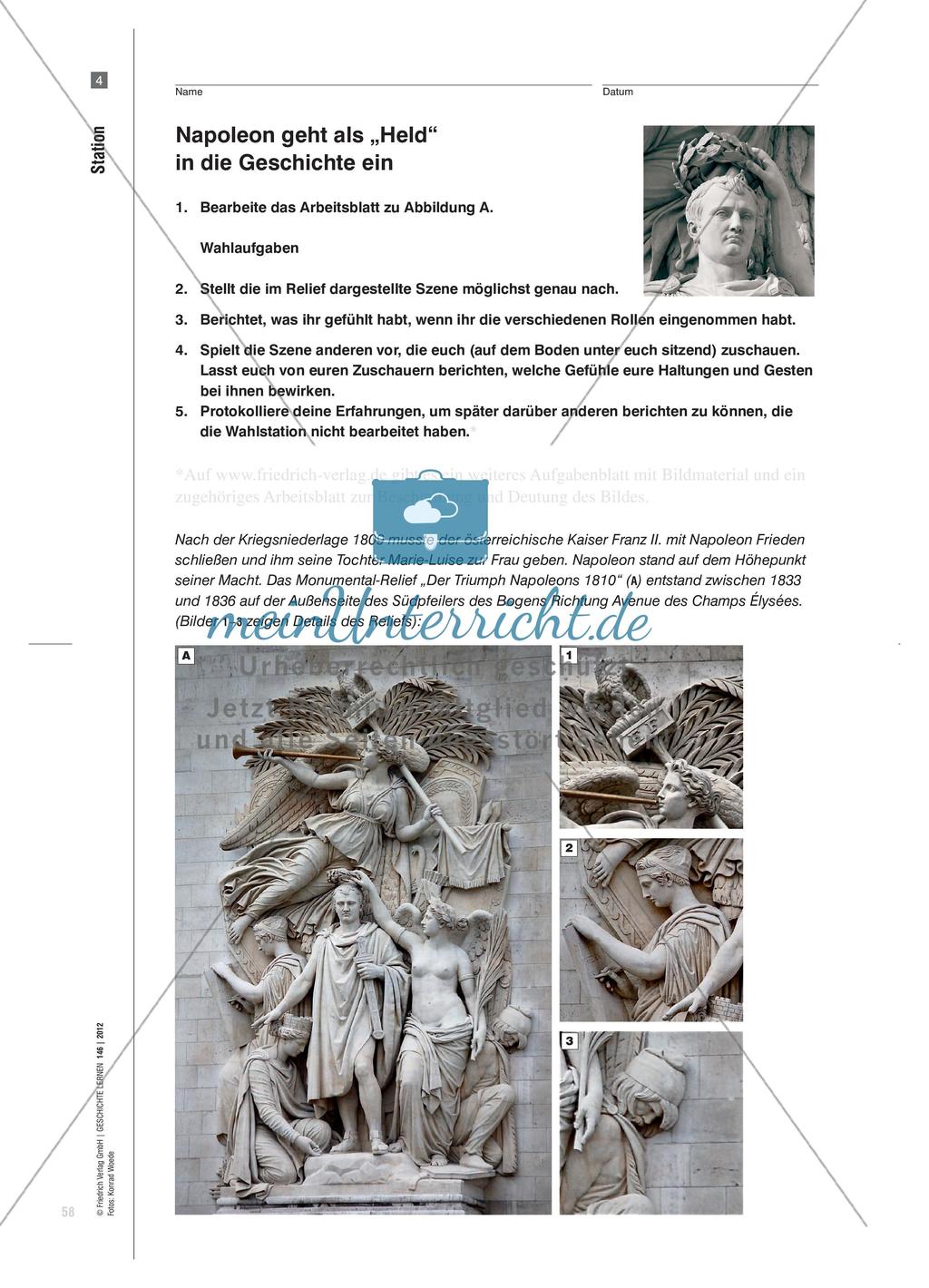 Der Arc de Triomphe und die Mythologisierung Napoleons: Geschichtspolitik im Interesse von Nationalismus und Militarismus Preview 10