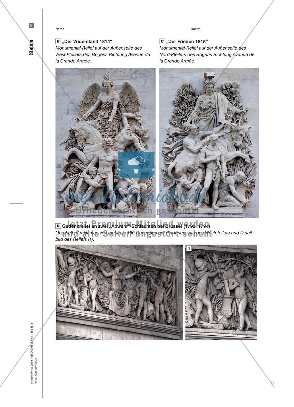Der Arc de Triomphe und die Mythologisierung Napoleons: Geschichtspolitik im Interesse von Nationalismus und Militarismus Preview 9