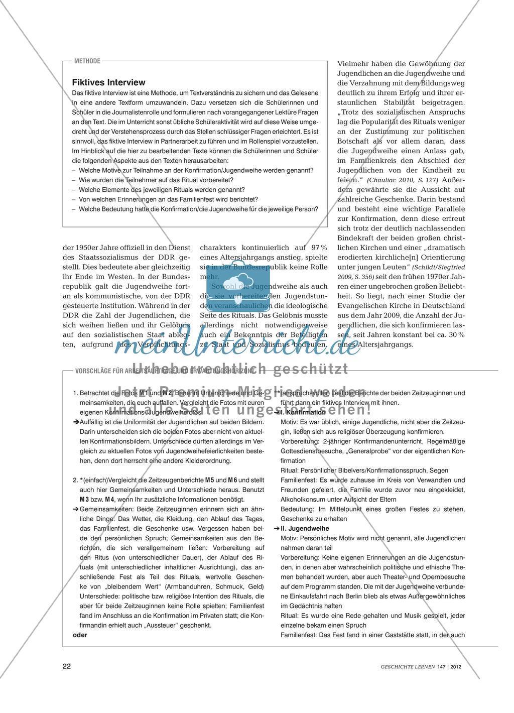 Konfirmation und Jugendweihe in den 1970er Jahren Preview 2