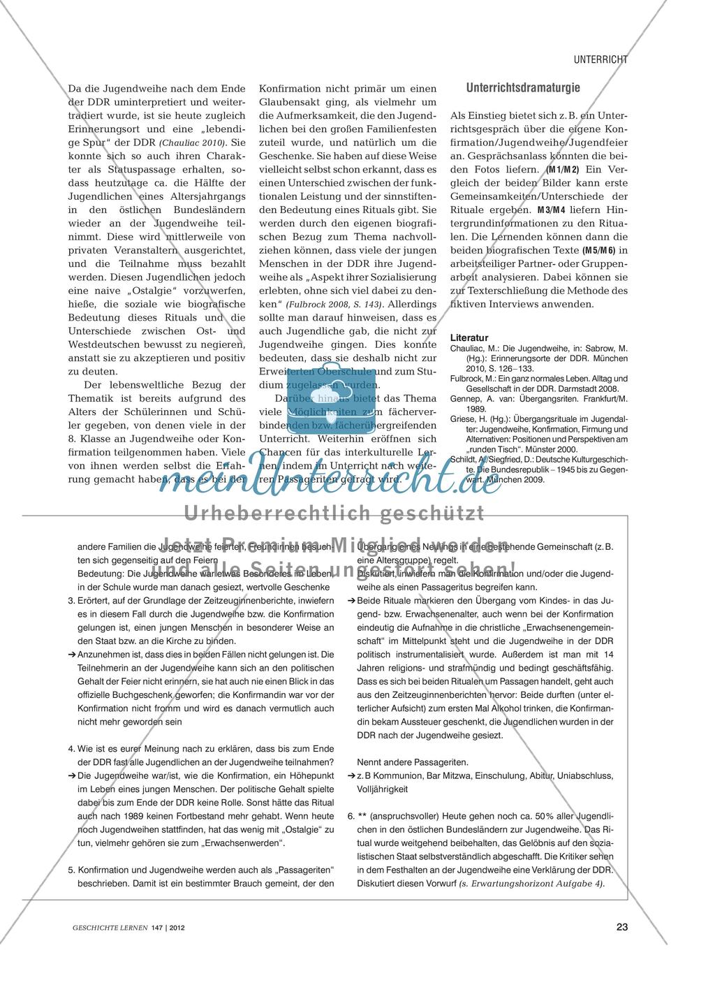 Konfirmation und Jugendweihe in den 1970er Jahren Preview 3