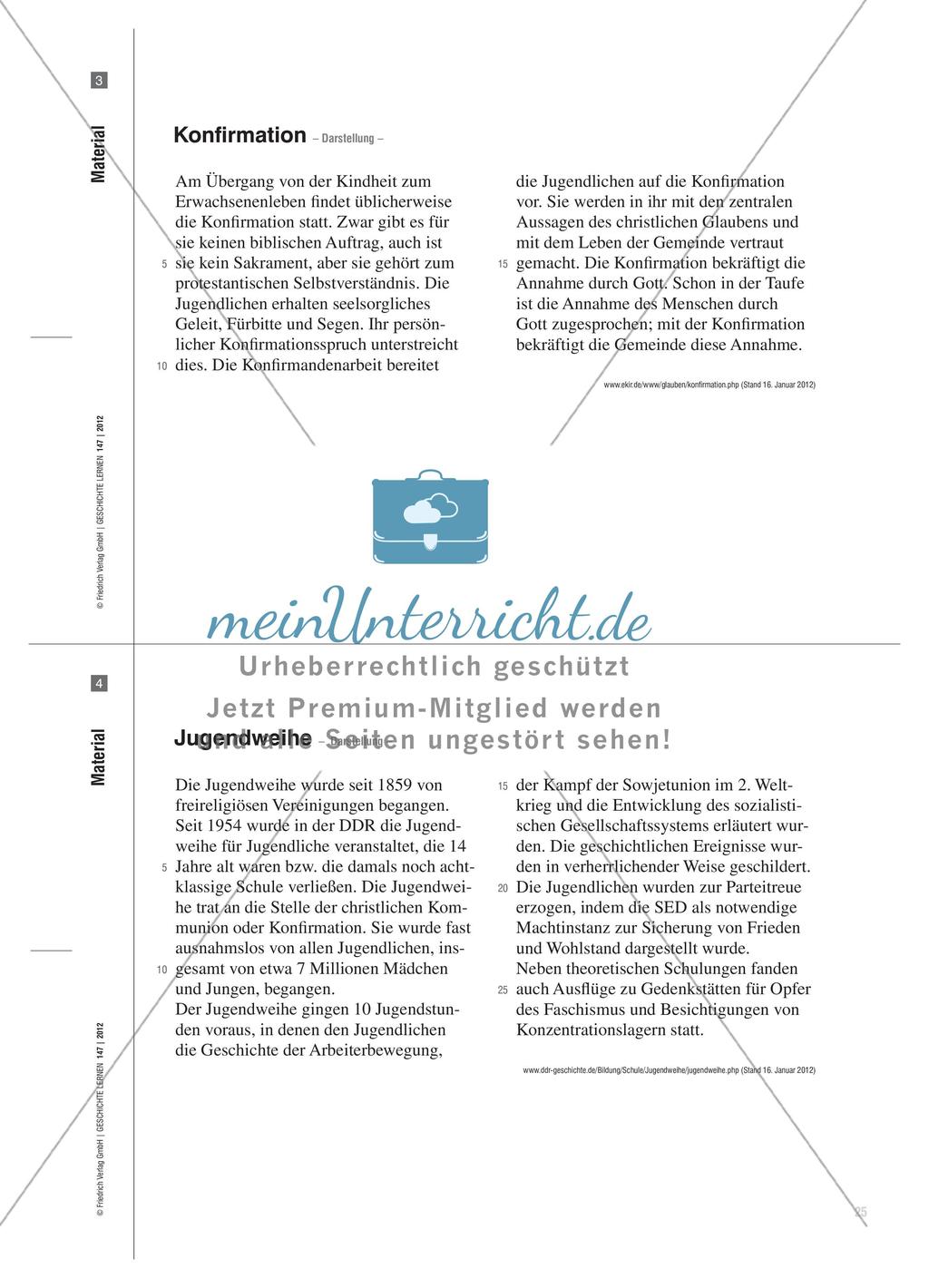 Konfirmation und Jugendweihe in den 1970er Jahren Preview 5