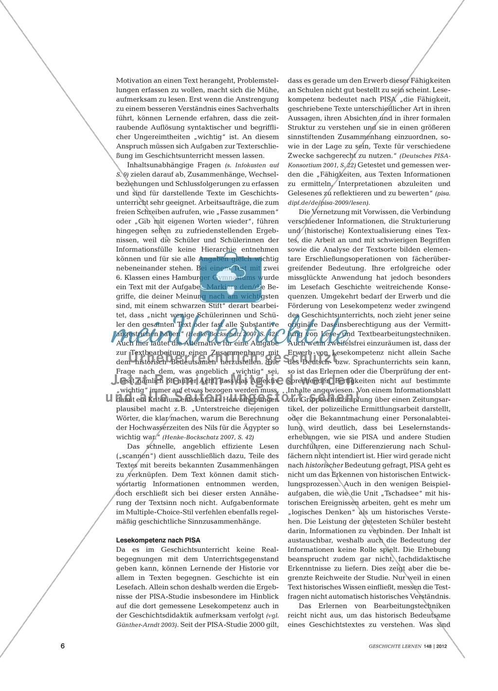 Sinnerschließendes Lesen im Kontext des historischen Lernens Preview 5