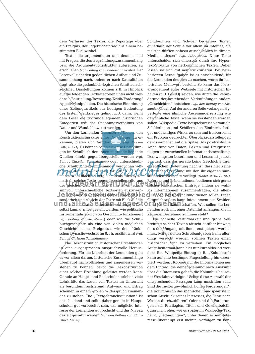 Sinnerschließendes Lesen im Kontext des historischen Lernens Preview 9