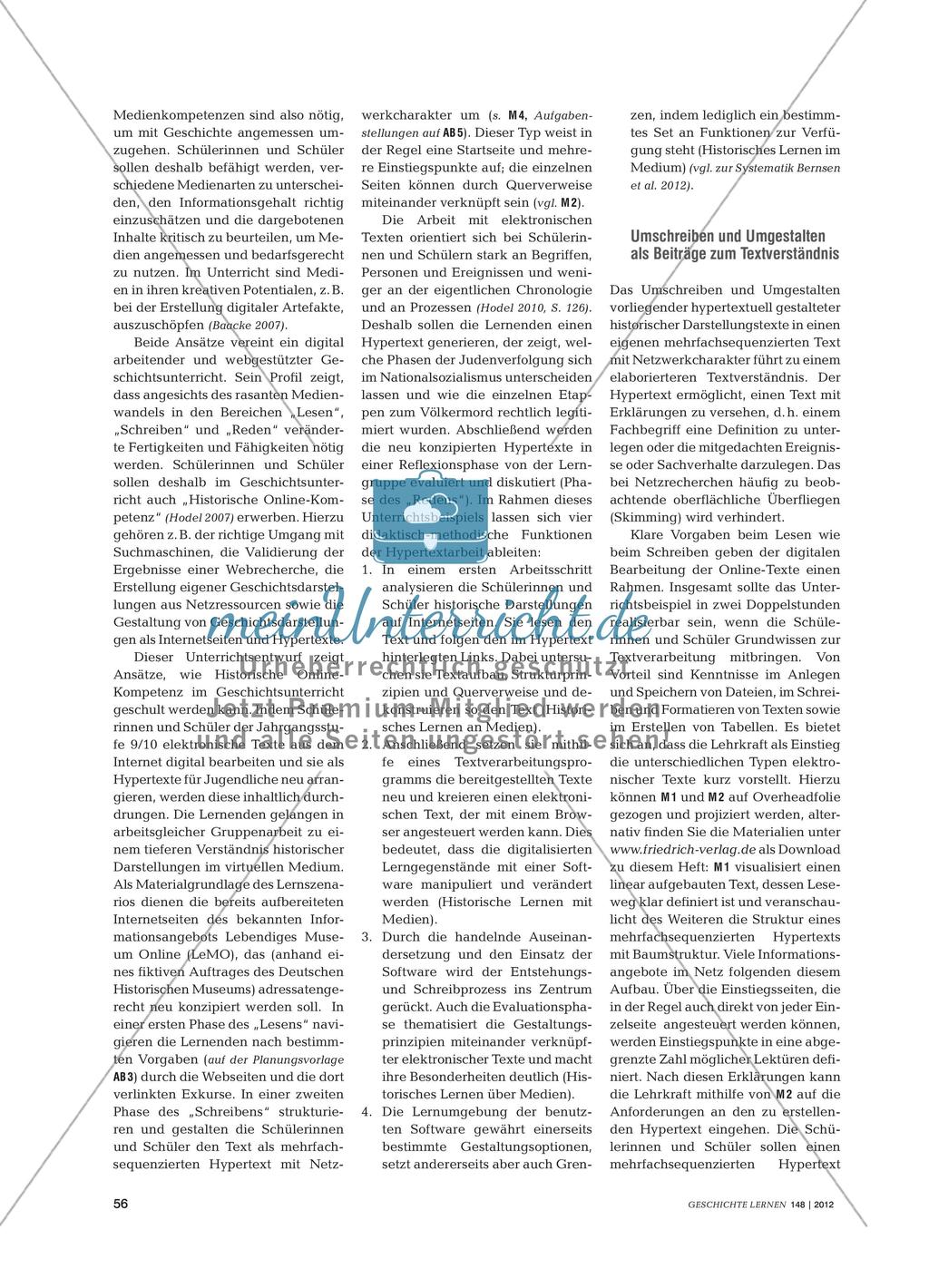 Die Darstellung des nationalsozialistischen Völkermords als Hypertext Preview 2