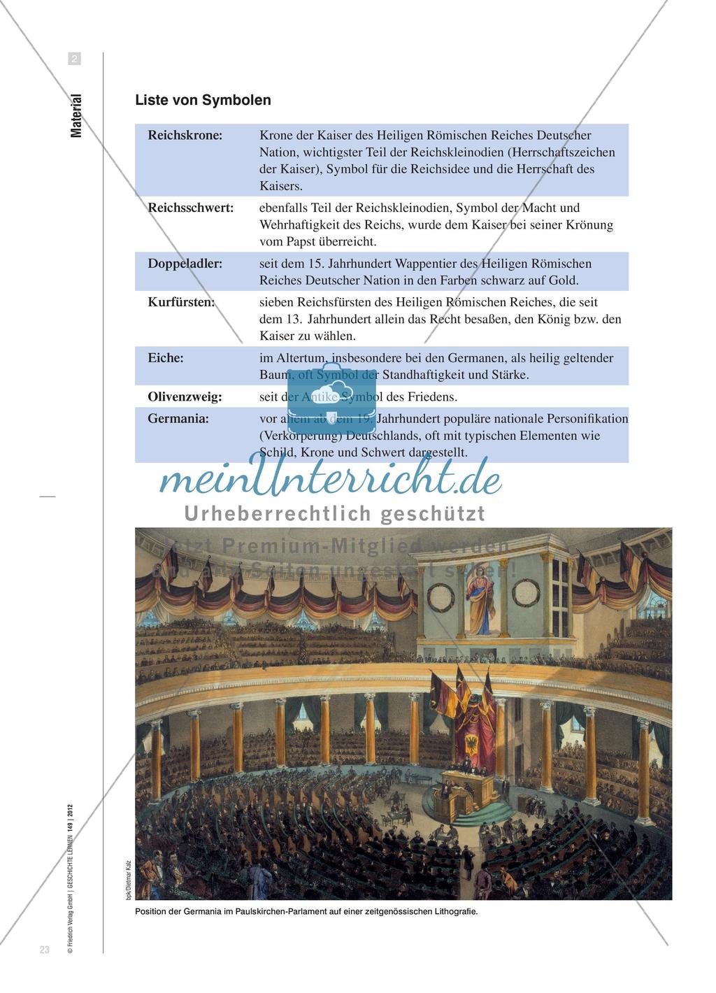 Eine vergleichende Bildanalyse der Germania von Philipp Veit (1836/ 1848) Preview 4