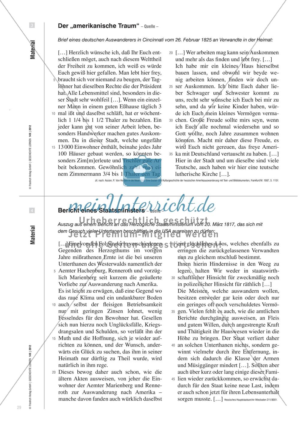 Der amerikanische Traum: Auswanderung aus Nassau im 19. Jahrhundert Preview 4