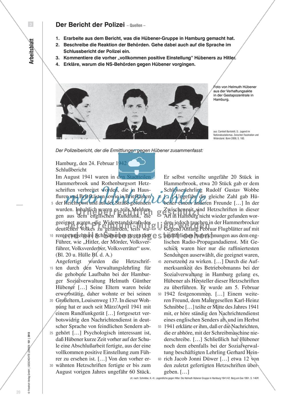 Die Widerstandsgruppe um Helmuth Hübener: Widerstand aus Drang nach Wahrheit und Gerechtigkeit Preview 5