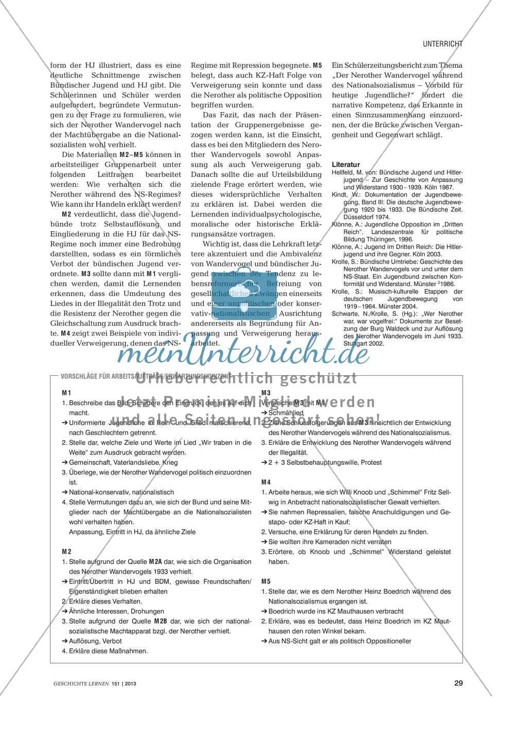 Der Nerother Wandervogel: Jugendliche zwischen Konformität und Widerstand Preview 2