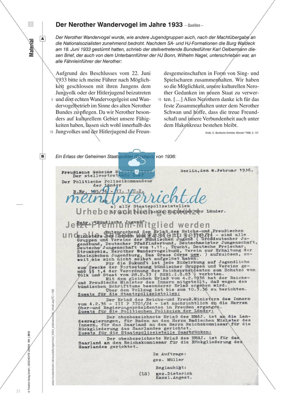 Der Nerother Wandervogel: Jugendliche zwischen Konformität und Widerstand Preview 4