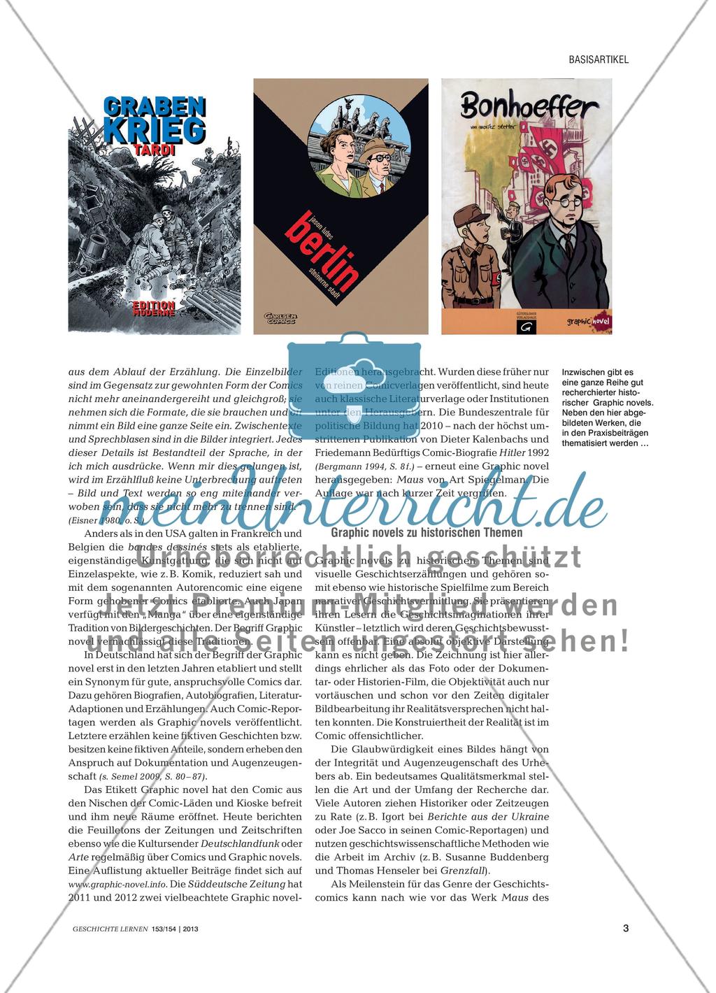 Visuelle Geschichtserzählungen - Comics und Graphic novels Preview 2