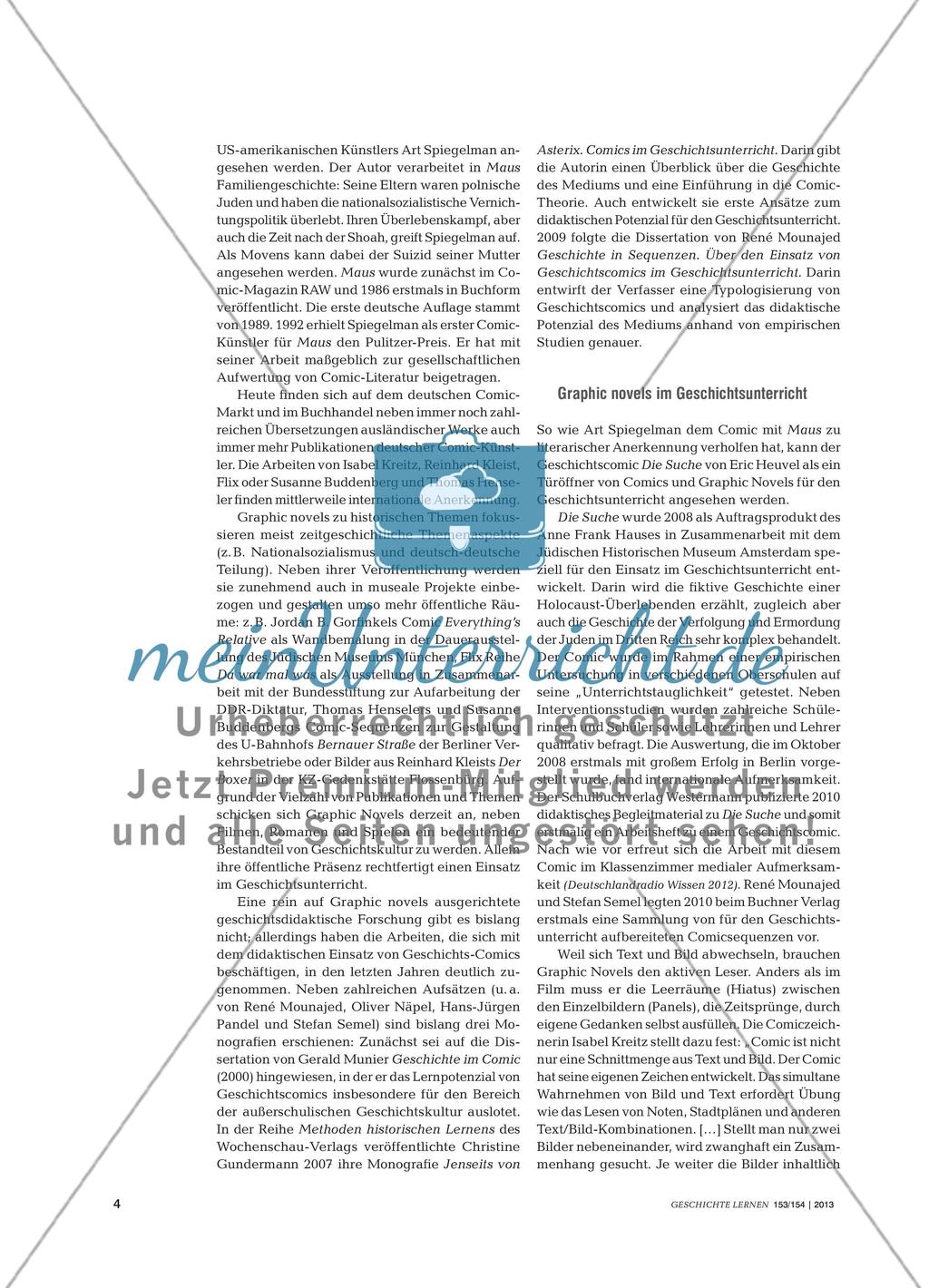 Visuelle Geschichtserzählungen - Comics und Graphic novels Preview 3