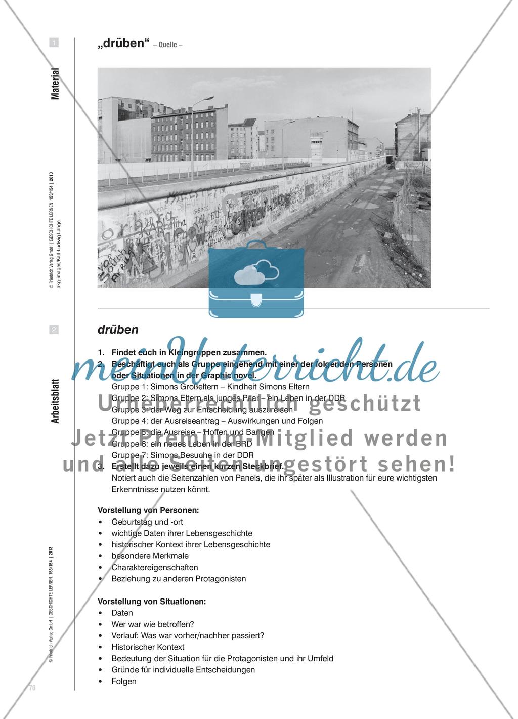 drüben! als Ganzschrift - Analyse eines autobiografischen Comics zur DDR-Geschichte Preview 5