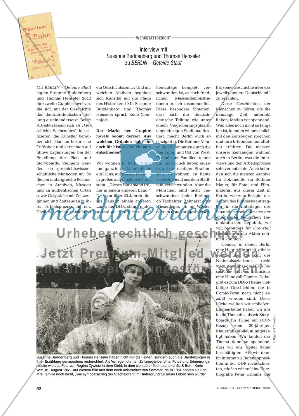 Interview mit Susanne Buddenberg und Thomas Henseler zu BERLIN – Geteilte Stadt Preview 1