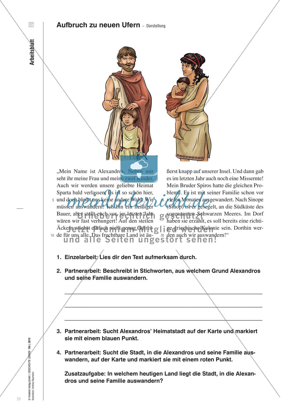 Ursachen und geografische Dimension der Großen griechischen Kolonisation Preview 3