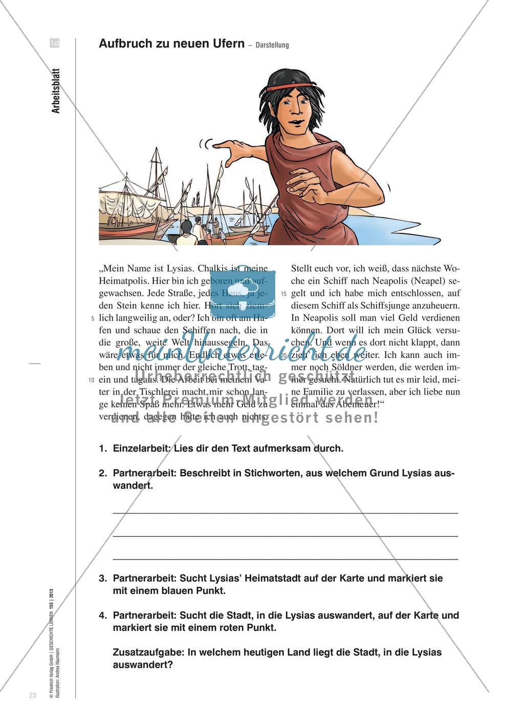 Ursachen und geografische Dimension der Großen griechischen Kolonisation Preview 6