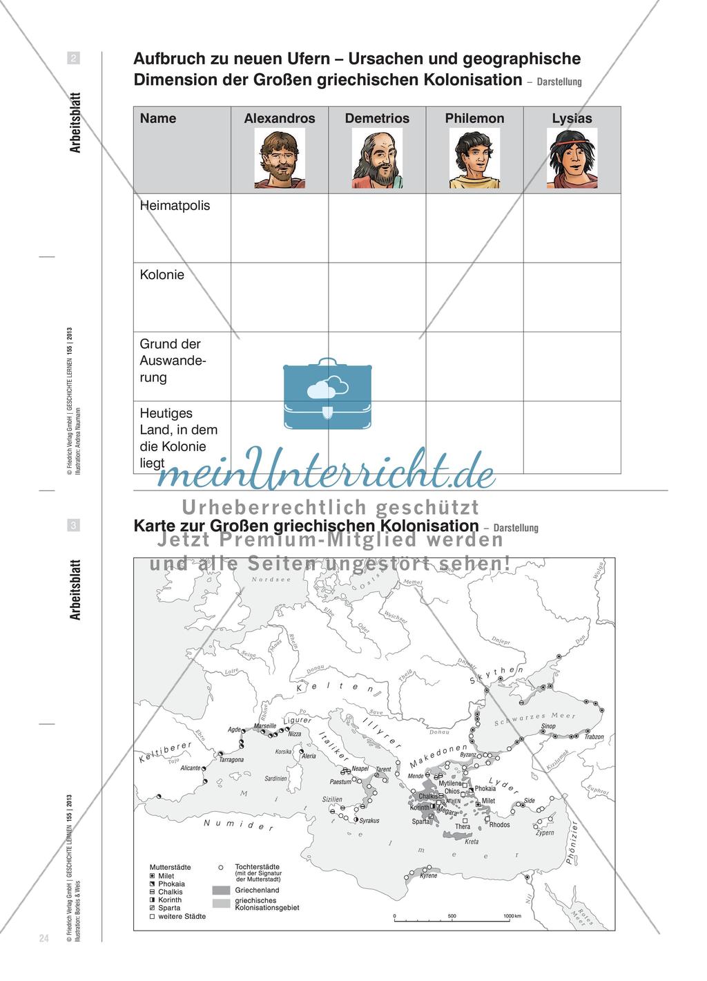 Ursachen und geografische Dimension der Großen griechischen Kolonisation Preview 7