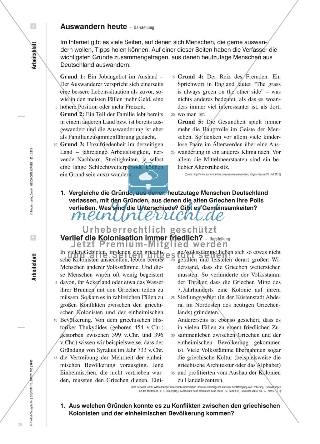 Ursachen und geografische Dimension der Großen griechischen Kolonisation Preview 8