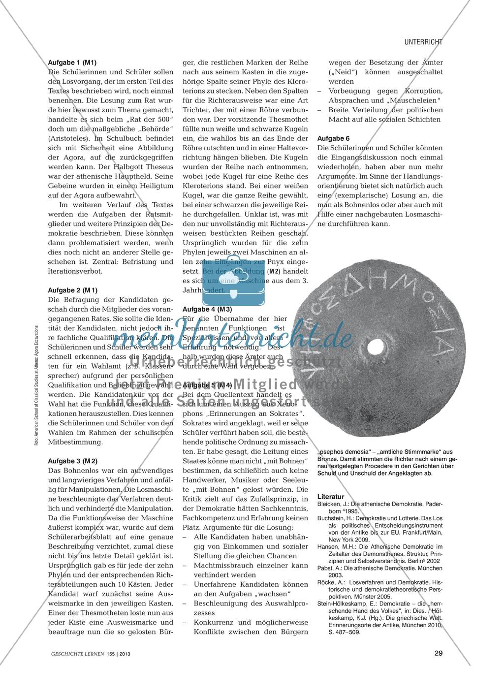 Politik und Lotterie in der athenischen Demokratie Preview 4
