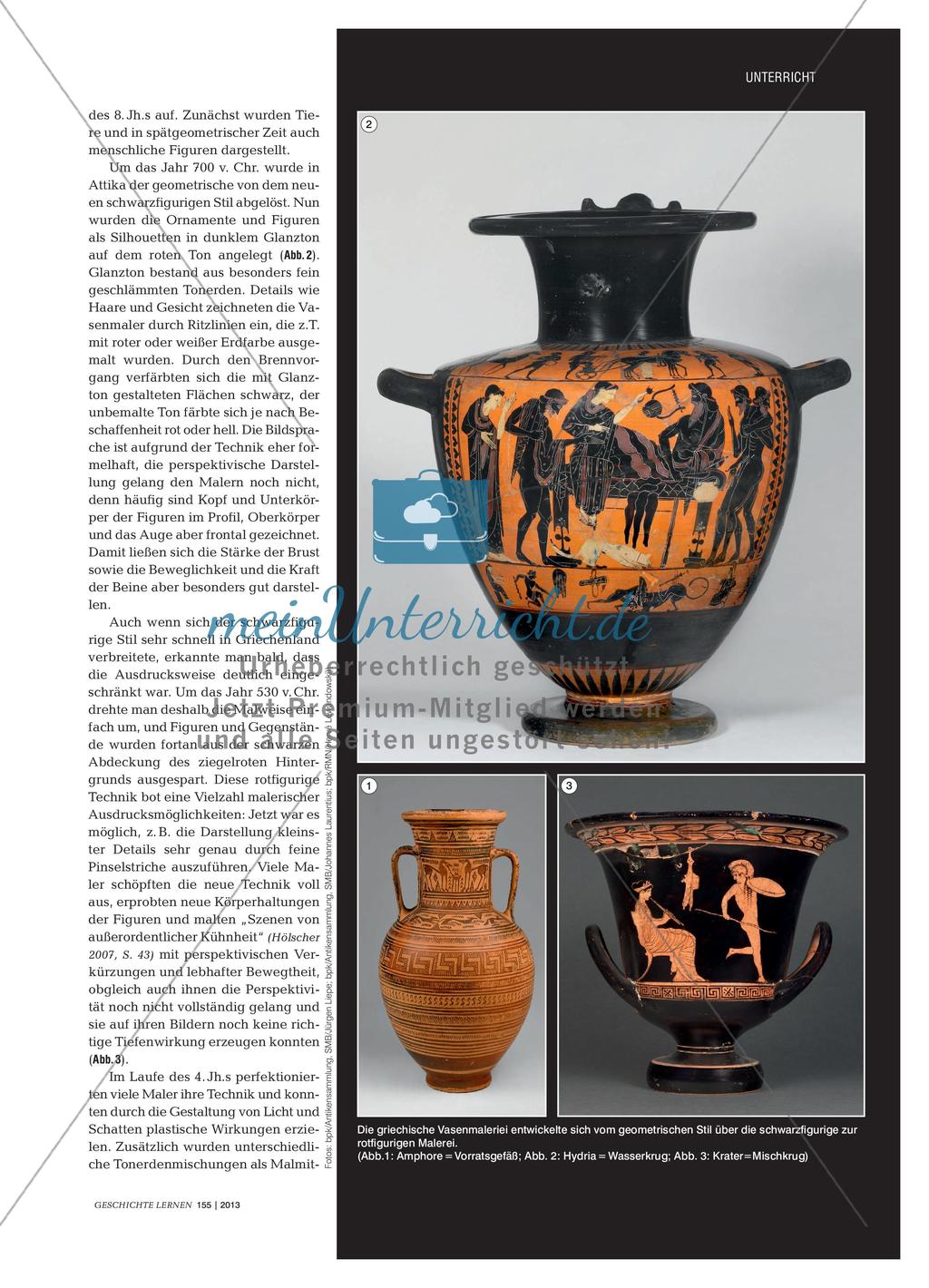 Griechische Vasenmalerei als Medium für den Geschichtsunterricht Preview 2