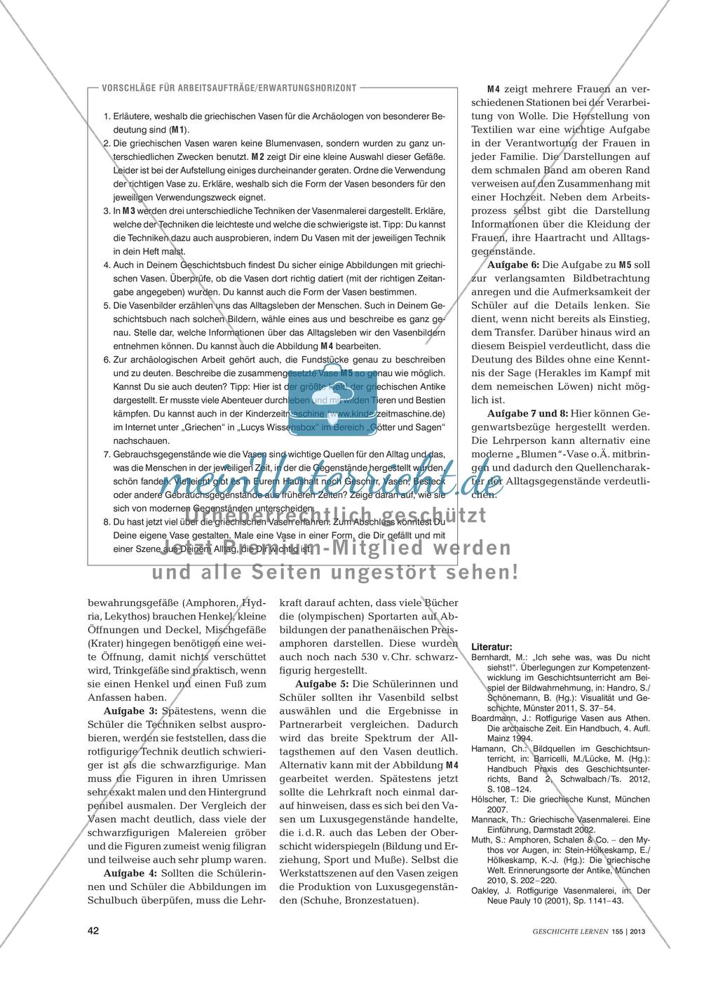 Griechische Vasenmalerei als Medium für den Geschichtsunterricht Preview 5