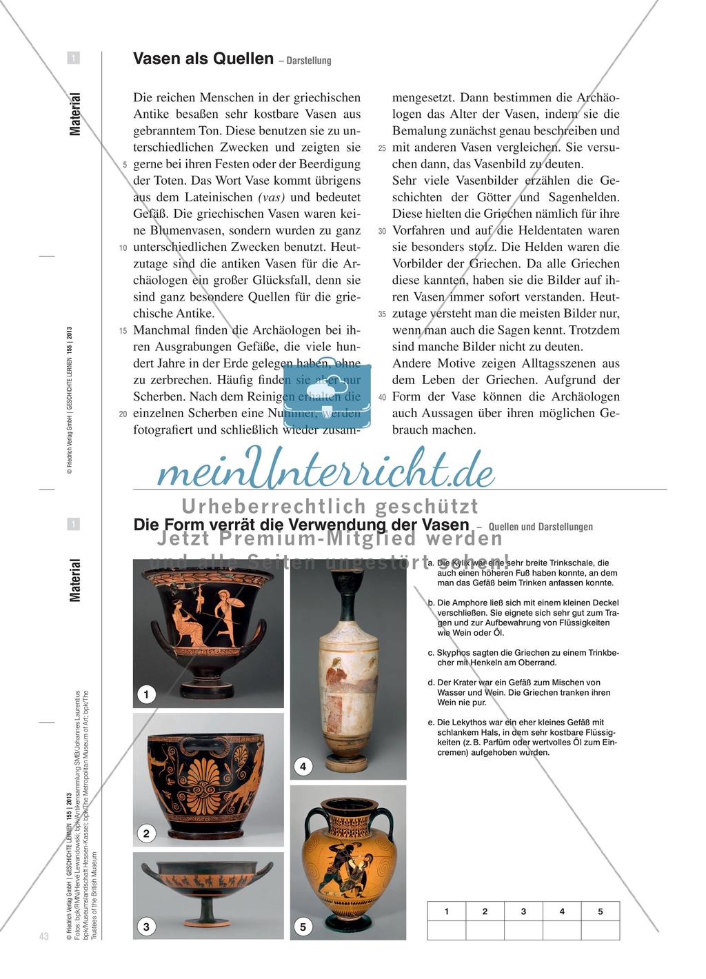 Griechische Vasenmalerei als Medium für den Geschichtsunterricht Preview 6